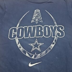 Nike Blue Cowboys Short Sleeve Tee